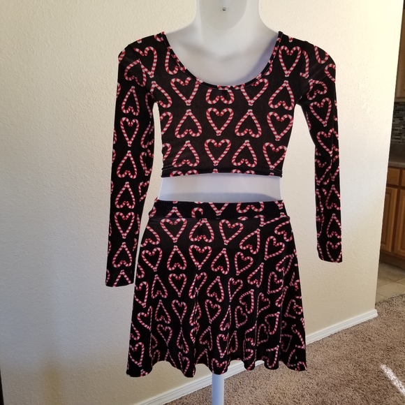 Xhileration Candy Cane Velour Outfit - Picture 6 of 8